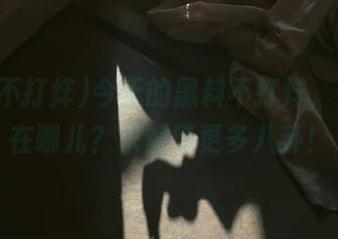 今天的黑料不打烊，传送门在哪儿？求解锁更多八卦！